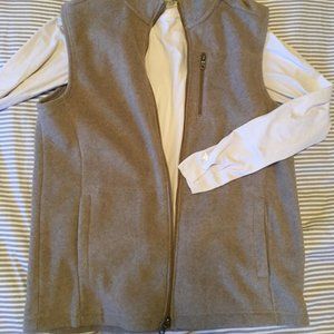 tan sweater vest